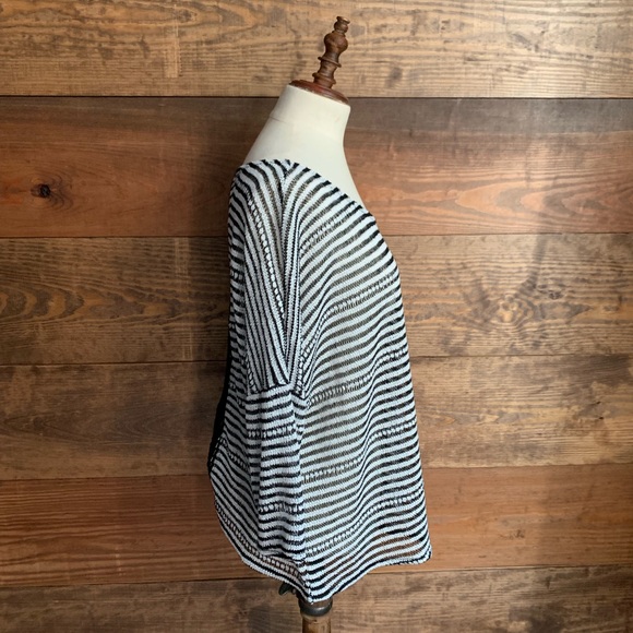 Painted Threads Black & White Striped Sweater - Picture 3 of 6